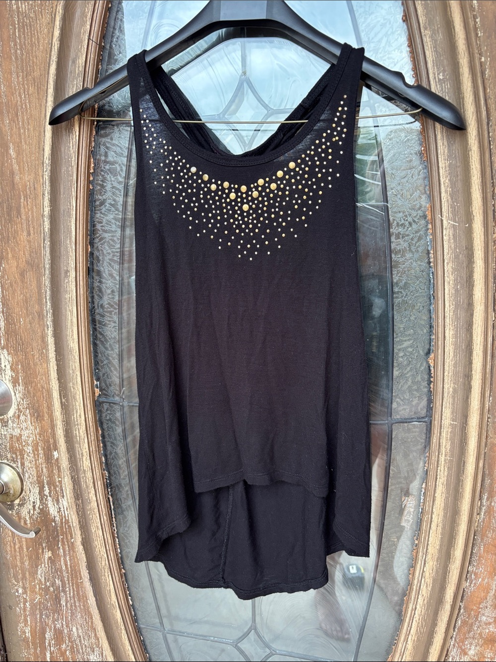 Body central studded tank! Medium
